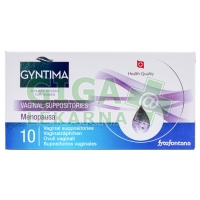 Gyntima Menopausa vaginální čípky 10ks