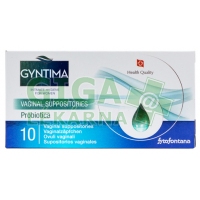 Gyntima Probiotica vaginální čípky 10ks