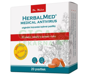 HERBALMED Medical Antivirus Dr. Weiss 20 pastilek