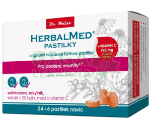 HerbalMed past. Dr.Weiss Echin+rakytník+vit.C 24+6