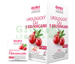 HERBEX Urologický čaj s brusinkami FORTE 20x1.5g