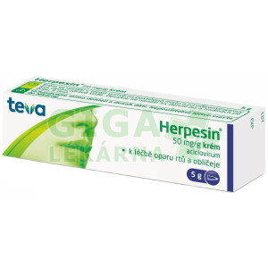 Herpesin krém 5g 5%