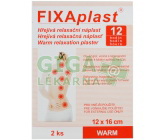 Obrázek Hřejivá náplast Fixaplast WARM 12x16cm 2ks