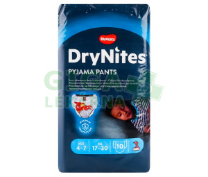 HUGGIES DryNites kalh.abs. M 4-7/boys/17-30kg/10ks