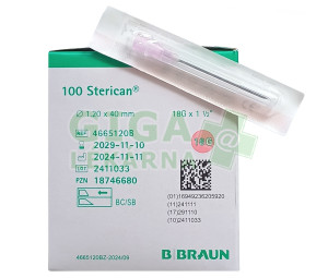 STERICAN KREV. 1.20x40mm růžová 100 ks 4665120