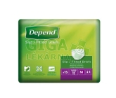 Inkont.kalh.abs.prodyš.DEPEND Slip Super Pl.M 15ks