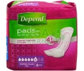 Inkontinenční vložky Depend Super Plus 6ks