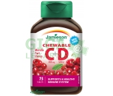 JAMIESON Vitamíny C a D3 třešeň cucací tbl.75