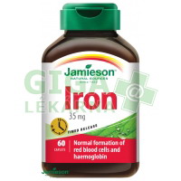 JAMIESON Železo (Iron) 35mg s postupným uvolňov. 60 tablet