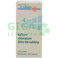 Fotka Kalium chloratum DHU 200 tablet D6 (No.4) Obrázek Kalium chloratum DHU 200 tablet D6 (No.4)
