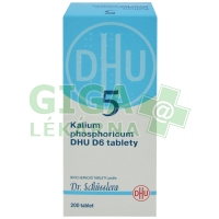 Kalium phosphoricum DHU 200 tabliet D6 (č. 5)