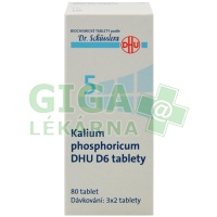 Kalium phosphoricum DHU 80 tablet D6 (No.5)