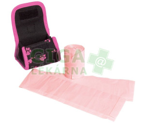 Karlie Taška růžová se sáčky - 2x20 ks