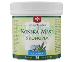 Koňská mast s konopím chladivá 250 ml
