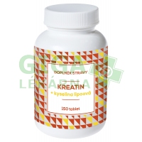 Kreatin + Kyselina lipoová 150 tablet Naturvita