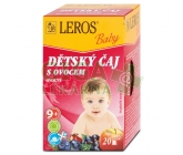 Obrázek LEROS BABY Dětský čaj s ovocem 20x2g