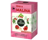 LEROS Čajový dýchánek šípek malina 20x2g
