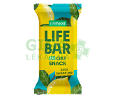 Lifefood Tyčinka Lifebar Oat snack citron 40g BIO