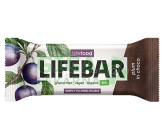 Lifefood Tyčinka Lifebar InChoco švestka 40g BIO
