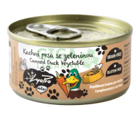 Lyopro CAT konz.Kachní prsa se zeleninou 85g