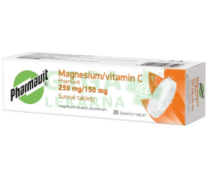 Magnesium 250mg Pharmavit por.tbl.eff.20