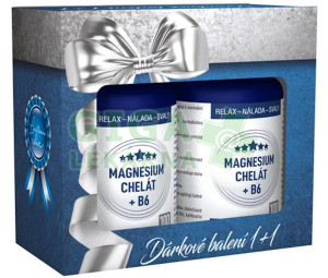 Magnesium chelát + B6 cps.2x100 dárkové balení 1+1