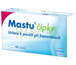 Mastu čípky supp. 10ks