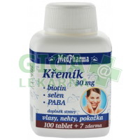 MedPharma Křemík 30mg+Biotin+PABA 107 tablet