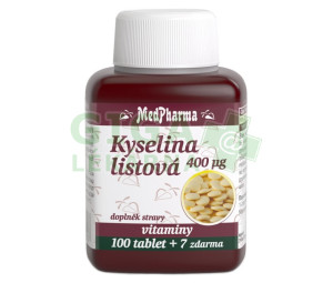 MedPharma Kyselina listová 400mcg tbl.107