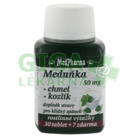 MedPharma Meduňka+chmel+kozlík 37 kapslí