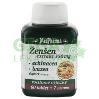MedPharma Žen-šen+echinacea+leuzea 67 kapsúl