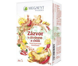 Megafyt Ovocný Zázvor s citrónem a chilli 20x2g