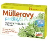 Müllerovy pastilky s isl.lišej.bez cukru 36ks ZP