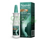 Nasivin Sensitive Děti 0.25mg/ml nas.spr.sol 10ml