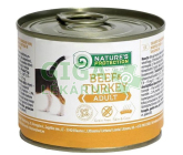 Natures Protection Dog konz.Adult hovězí krůta 200g
