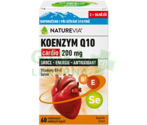 NatureVia Koenzym Q10 cardio 200mg cps.60