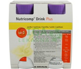Nutricomp Drink Plus Vanilka por.sol.4x200ml
