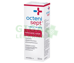 Octenisept 0.1g/100g kožní sprej drm.spr.sol.50ml