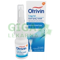 Otrivin nosní sprej 1mg/ml 10ml s dávkovačem