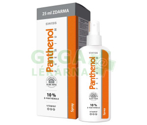 Panthenol 10% Swiss PREMIUM spray 150+25ml Zdarma