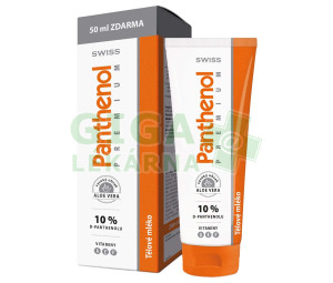 Panthenol 10% Swiss PREMIUM těl.mléko 200+50ml Zda