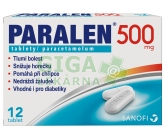 Obrázek Paralen 500mg 12 tablet