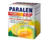 Obrázek Paralen Grip Horký Nápoj citron 12 sáčků