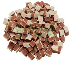 Pochoutka Sandwich kuře s treskou mini 1cm 80g