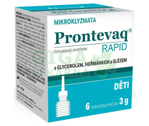 Prontevaq RAPID mikroklyzma děti 6x3g