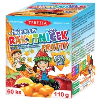 RAKYTNÍČEK FRUTTY ovocné želé+živé kultúry 60ks