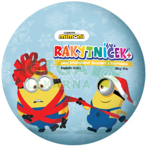 RAKYTNÍČEK+ želatínky Mimoni 50ks vianoč.gule 2024