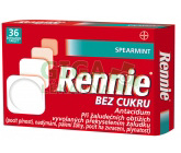 Obrázek Rennie Spearmint bez cukru žvýkací tablety 36