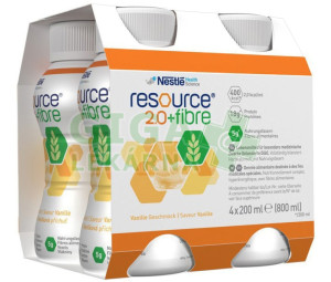 Resource 2.0kcal Fibre Vanilkový por.sol.4x200ml