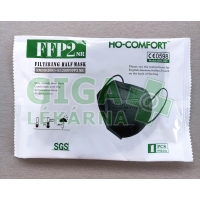 Respirátor FFP2 - černý HO-Comfort 1ks